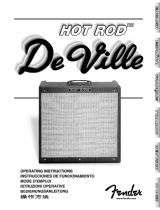 Fender Hot rod De Ville Manual de usuario