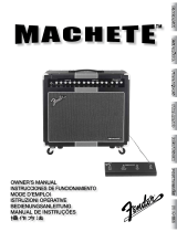 Fender Machete El manual del propietario