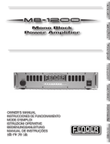 Fender MB-1200 El manual del propietario