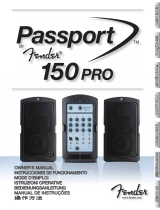 Fender Passport® 150 Pro El manual del propietario