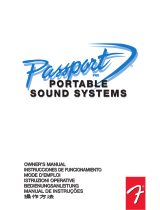Fender Passport P80 El manual del propietario