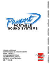 Fender Passport PD250 Plus Manual de usuario