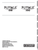 Fender Rumble 150 El manual del propietario