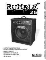Fender 25 Manual de usuario