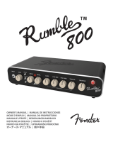 Fender Rumble 800 HD El manual del propietario