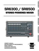 Fender SR8500 Manual de usuario