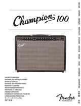 Fender Stereo Amplifier Champion 100 Manual de usuario