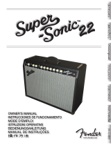 Fender Super-Sonic™ 22 Combo El manual del propietario