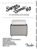 Fender Super-Sonic™ 60 212 Enclosure El manual del propietario