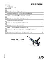 Festool DSC-AG 125 FH Manual de usuario