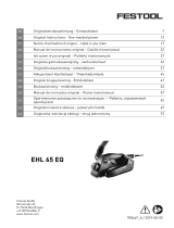 Festool EHL 65 EQ-Plus Instrucciones de operación