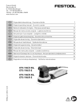 Festool ETS 150/3 E Manual de usuario