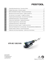 Festool ETS EC 125/3 EQ-Plus Instrucciones de operación