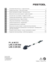 Festool PLANEX LHS 2 225 EQ Instrucciones de operación