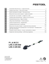 Festool Langhalsschleifer LHS 2 225 EQI-Plus PLANEX Instrucciones de operación
