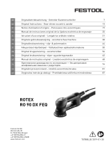 Festool RO 90 DX FEQ-Plus Instrucciones de operación