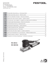 Festool RS 300 Q Instrucciones de operación