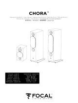 Focal Chora 806 Pack 2 Stands Manual de usuario