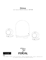 Focal Dôme Câble RCA de 5 m Manual de usuario