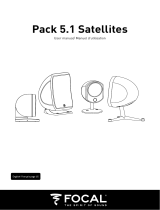 Focal Dôme Pack 5.1 - 5 Dôme & Dôme Sub Manual de usuario