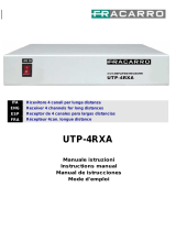 Fracarro UTP-4RXA Ficha de datos