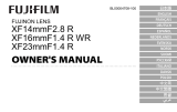 Fujifilm XF14mmF2.8 R Manual de usuario