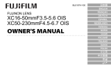Fujifilm XC50-230mm F4.5-6.7 OIS Black Manual de usuario