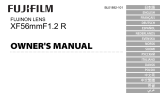 Fujifilm XF56mm Manual de usuario