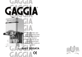 Gaggia BABY DOSATA Manual de usuario