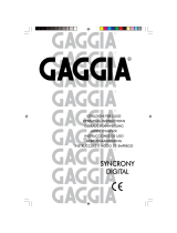 Gaggia SYNCRONY DIGITAL Operating Instructions Manual