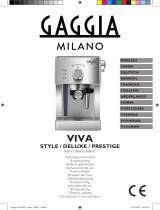 Gaggia Viva Prestige - RI8437 El manual del propietario