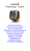 Garmin Forerunner 310 XT Manual de usuario