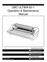 GBC 65-1 Manual de usuario