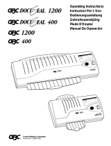 GBC 1200 Manual de usuario