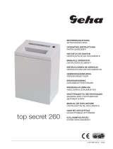 Geha Top Secret 260 S6 Instrucciones de operación