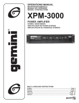 Gemini XPM-3000 Manual de usuario