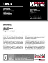 German Maestro Linea-S Manual de usuario