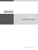Getac ZX70(52628791XXXX) Manual de usuario