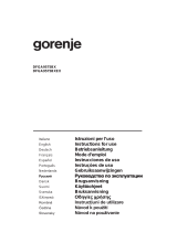 Gorenje BPDDM00L00E06 Manual de usuario