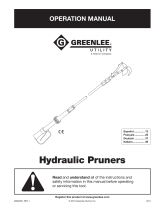 Greenlee 48520, LHFS-210003 Hydraulic Pruners Manual de usuario