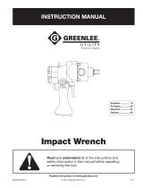 Greenlee H6510A Impact Wrench Manual de usuario