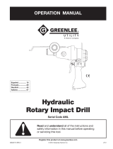 Greenlee HID6506 / 42309 Rotary Impact Drill Manual de usuario