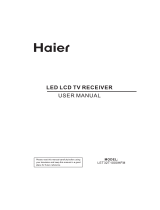 Haier LET32T1000HFM Manual de usuario