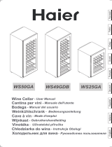 Haier WS25GA Weinklimaschrank El manual del propietario