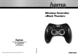 Hama 51836 Wireless Controller Black Thunder PS3 El manual del propietario