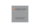 Hamilton Watch Automatic and Quartz Chronograph Manual de usuario
