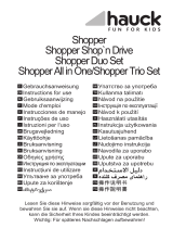 Hauck Shopper SH Trio set Instrucciones de operación