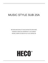 Heco Music Style Sub 25 A Manual de usuario