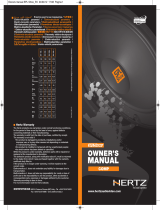 Hertz SV 250.1  El manual del propietario