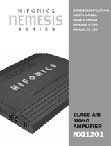 Hifonics nemesis Serie Manual de usuario